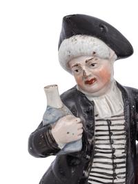 A Victorian Glazed Earthenware Figural Group