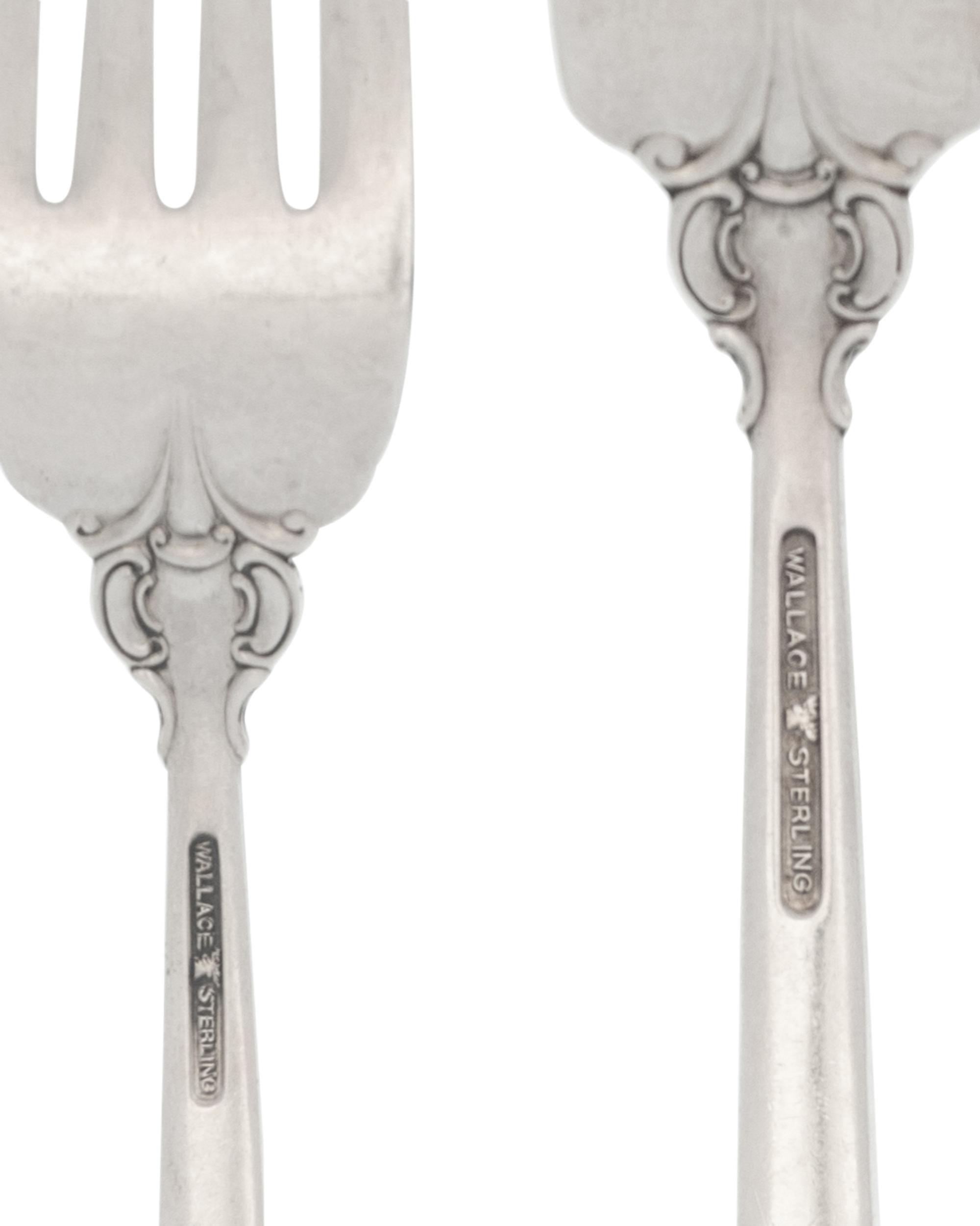 An American Silver Flatware Service