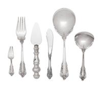 A Wallace Grand Baroque Silver Flatware Service
