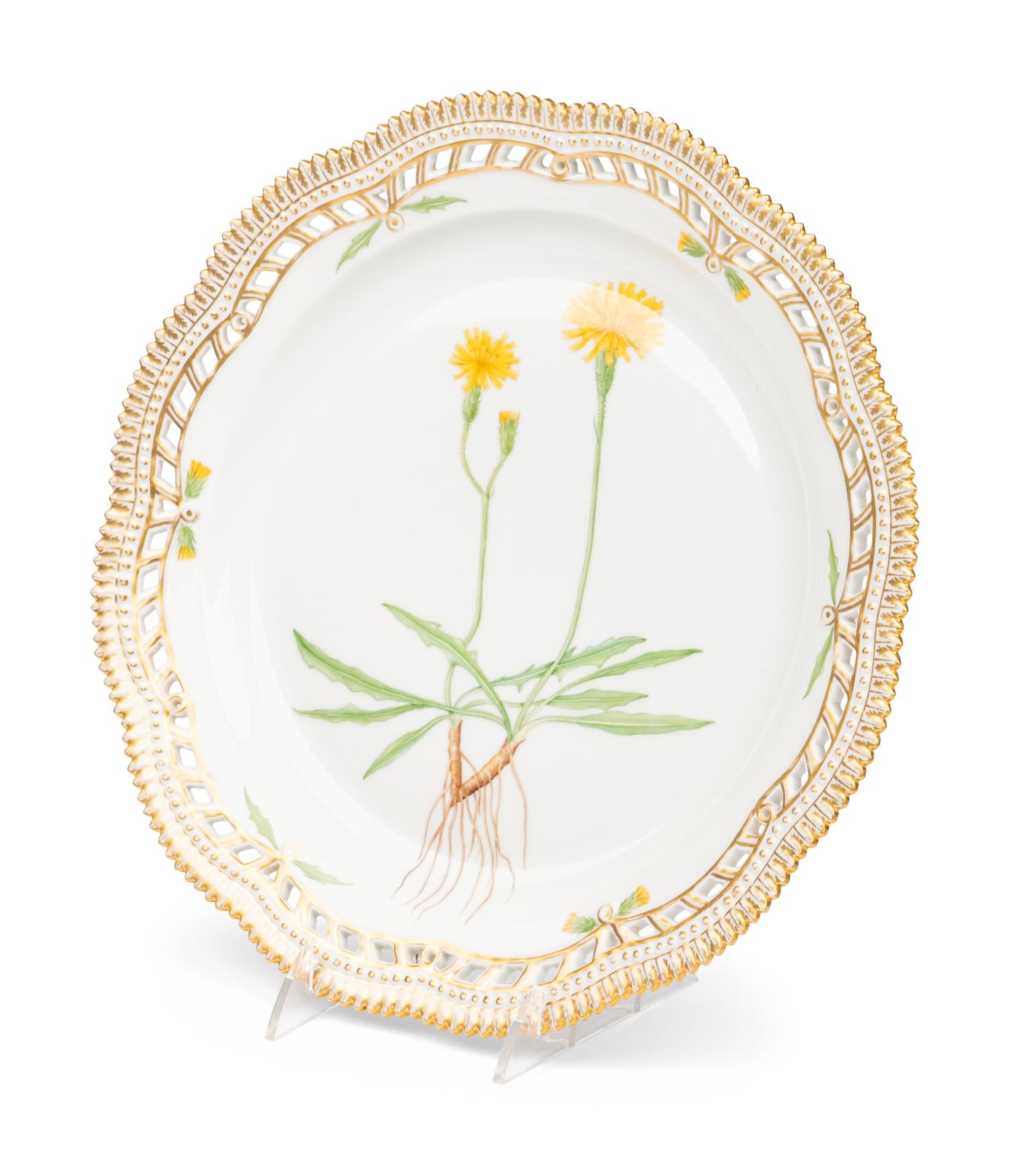 Two Royal Copenhagen Flora Danica Porcelain Table Articles