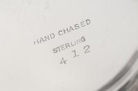 An American Silver 'Hand Chased' Seven-Piece Tea and Coffee Service
