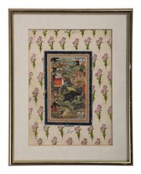 Four Indian Miniature Watercolors