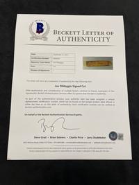 A Group of Three Vintage Baseball Hall of Fame Signed Autograph Cuts, Including Connie Mack, Chief Bender and Joe DiMaggio (Beckett Authentication Services BAS Certified),