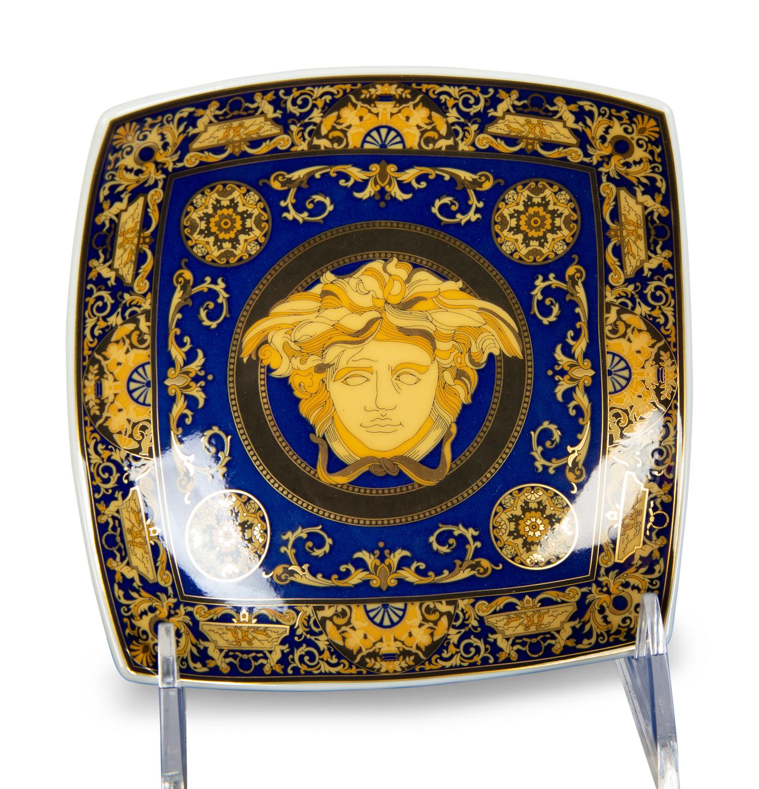 Two Versace Porcelain Dishes