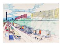 The Dan Ryan Expressway, 1985, 51st St.