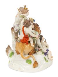 A Meissen Porcelain Europa Figural Group