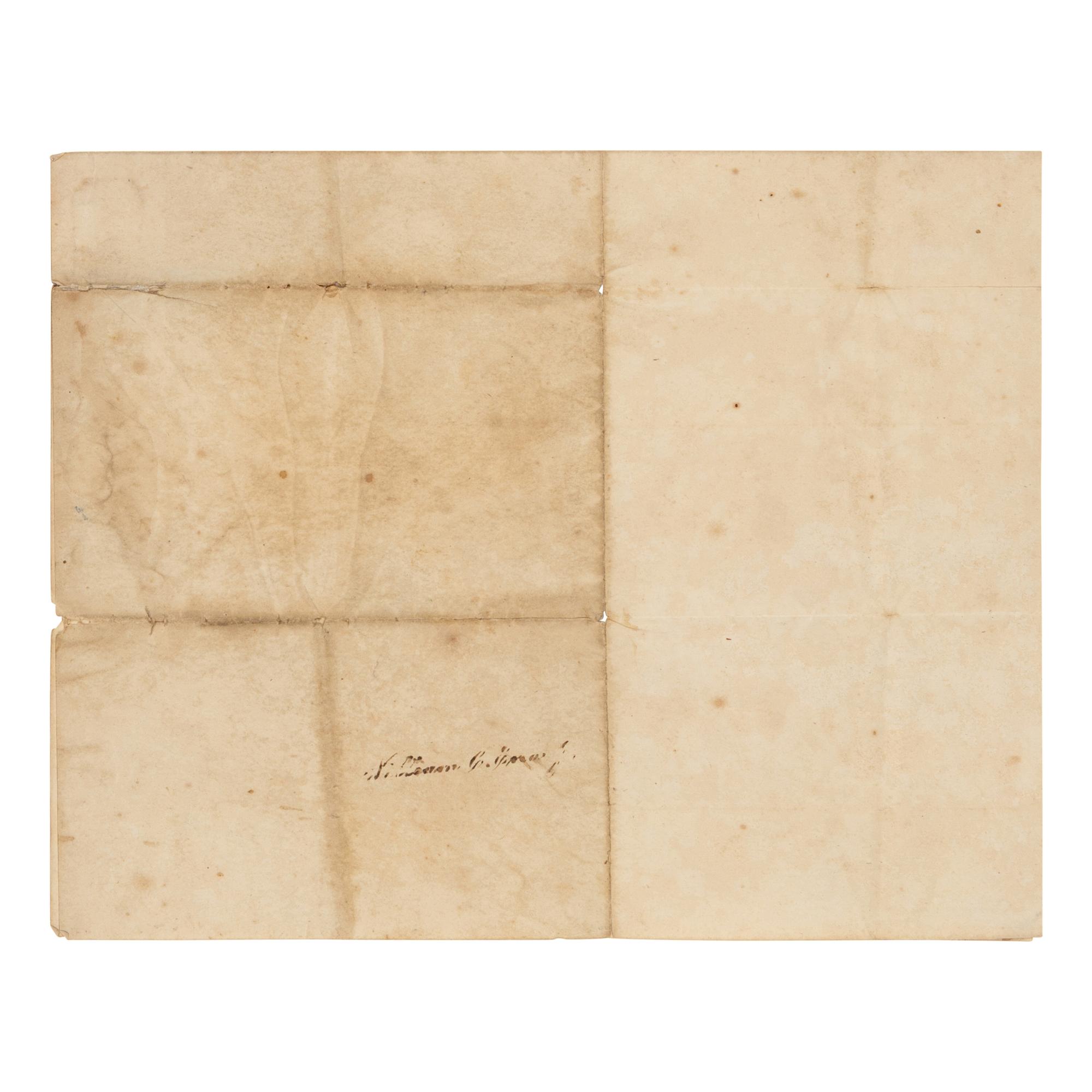 DOUGLAS, Stephen Arnold (1813-1861). A group of 14 documents and letters relating to Douglas's legal and political career, ca 1834-1857, comprising: