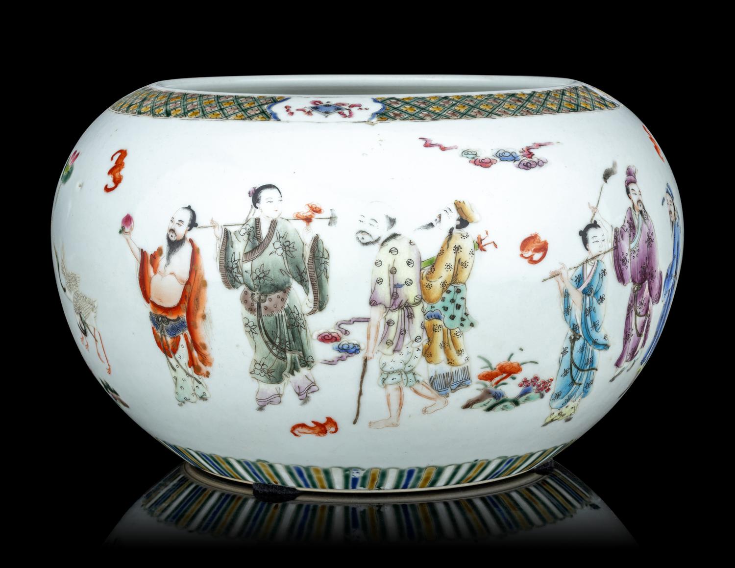 Two Famille Rose Porcelain Vessels