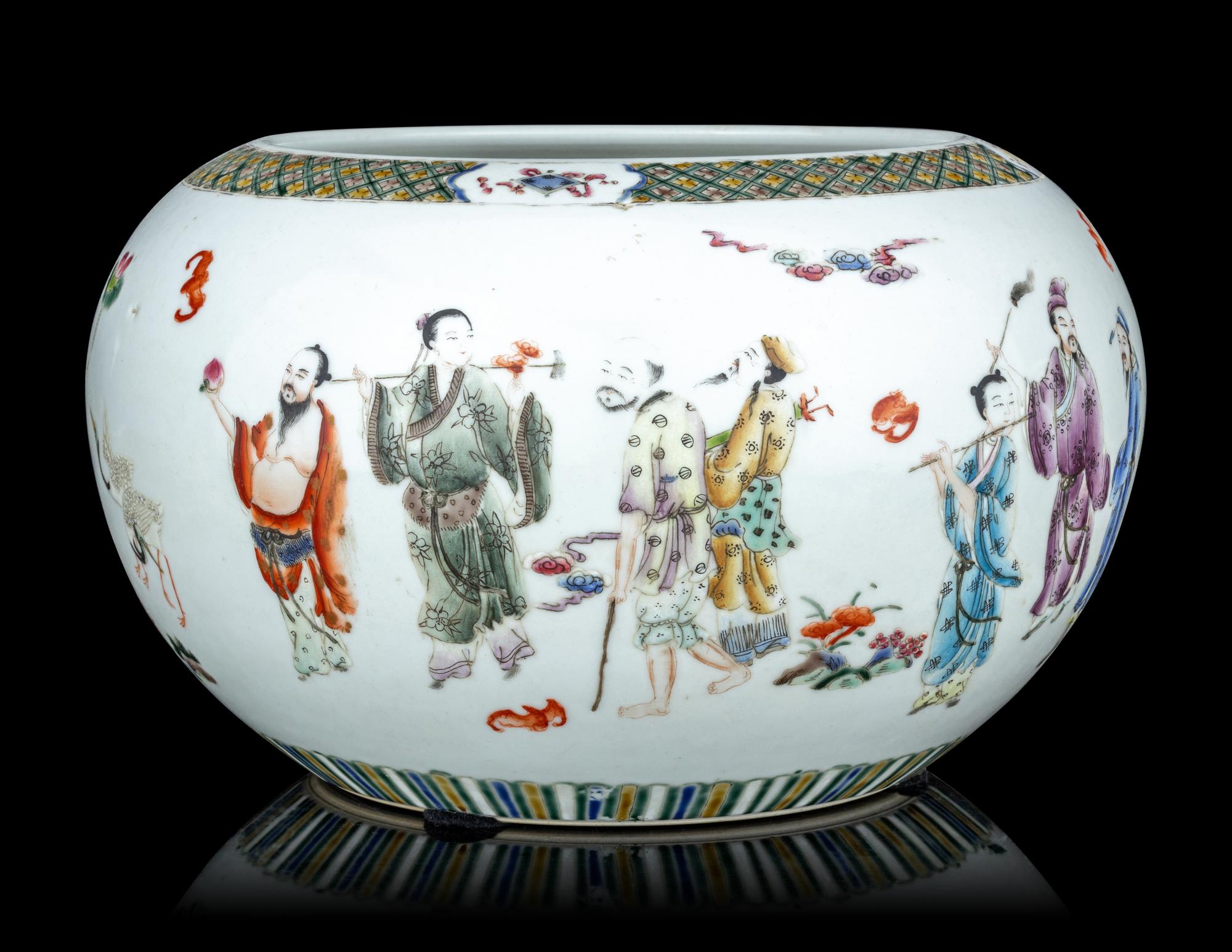 Two Famille Rose Porcelain Vessels