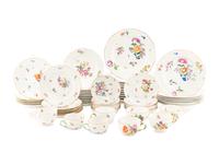 A Herend Porcelain Dinner Service