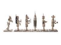 Group of Sterling Silver Katsina Figures
