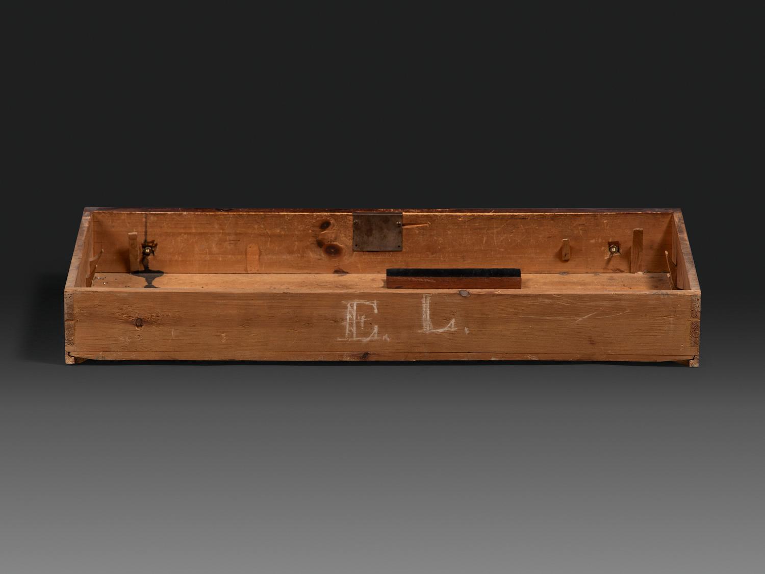 A Federal Carved and Figured Mahogany Lady's Writing Desk