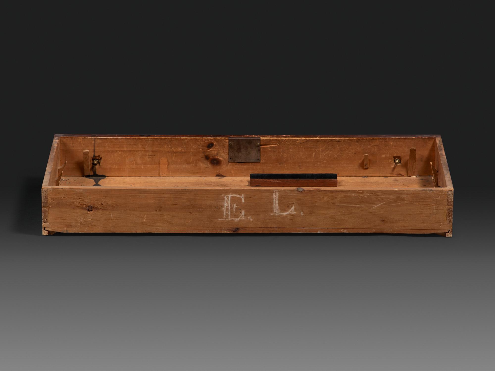A Federal Carved and Figured Mahogany Lady's Writing Desk