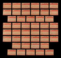 A Complete Set of 1953 Bowman Black & White Baseball Cards (64/64)