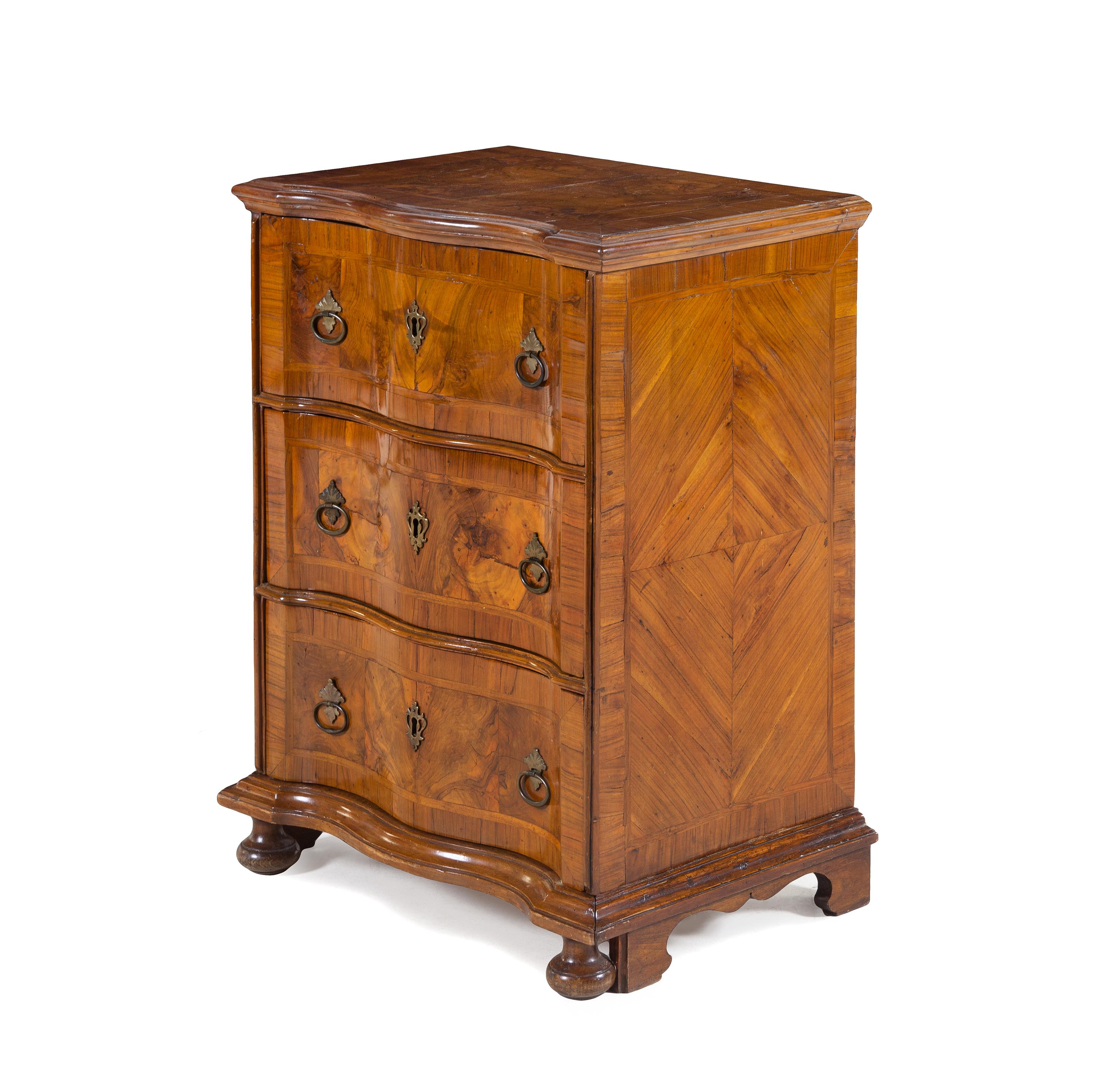 An Italian Walnut Side Cabinet