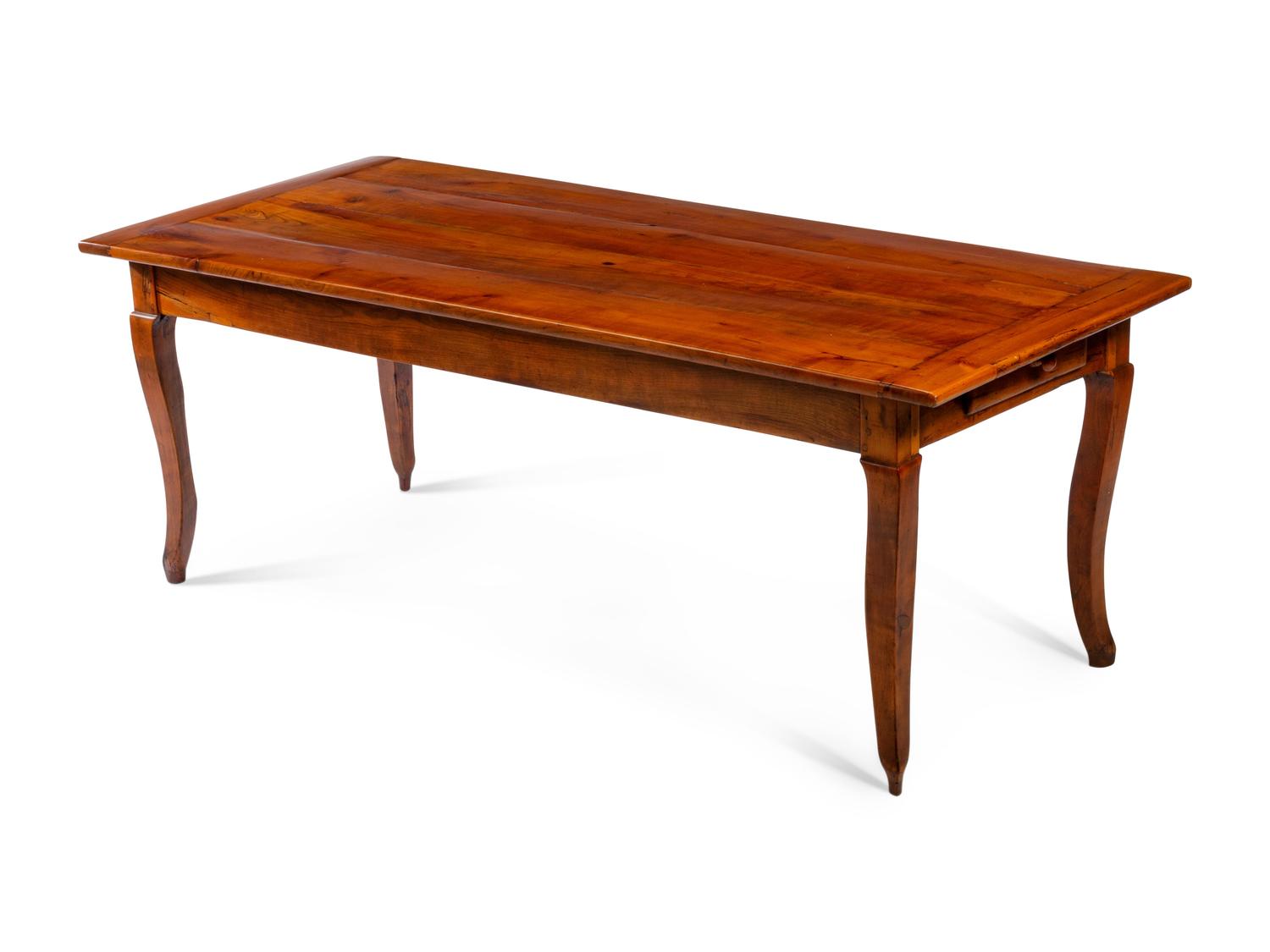 A French Provincial Fruitwood Farm Table