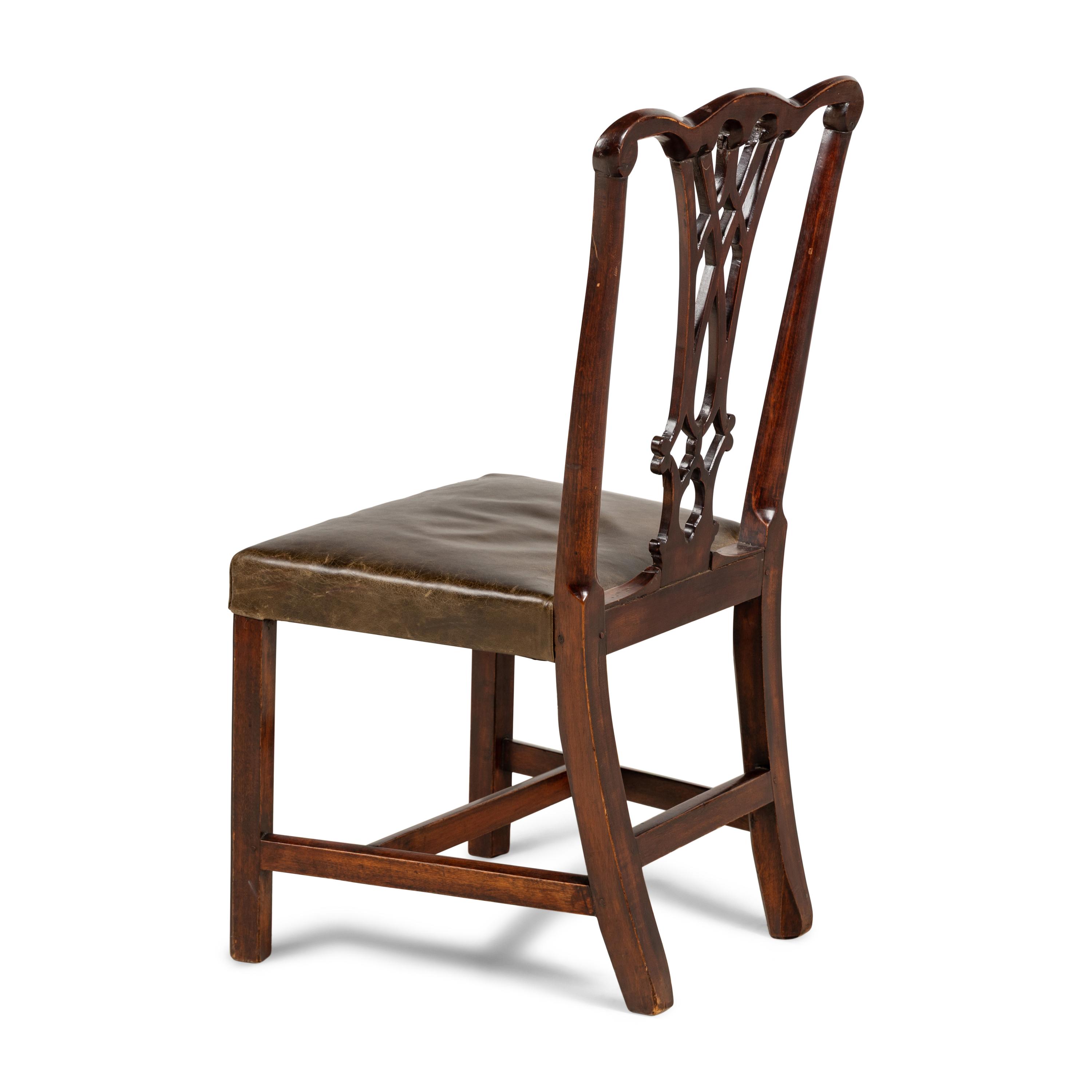 A George III Mahogany Side Chair