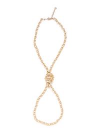 Chanel Lion's Head Faux-Pearl Necklace