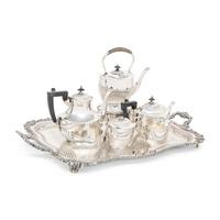 An American Silver Five-Piece Tea and Coffee Service