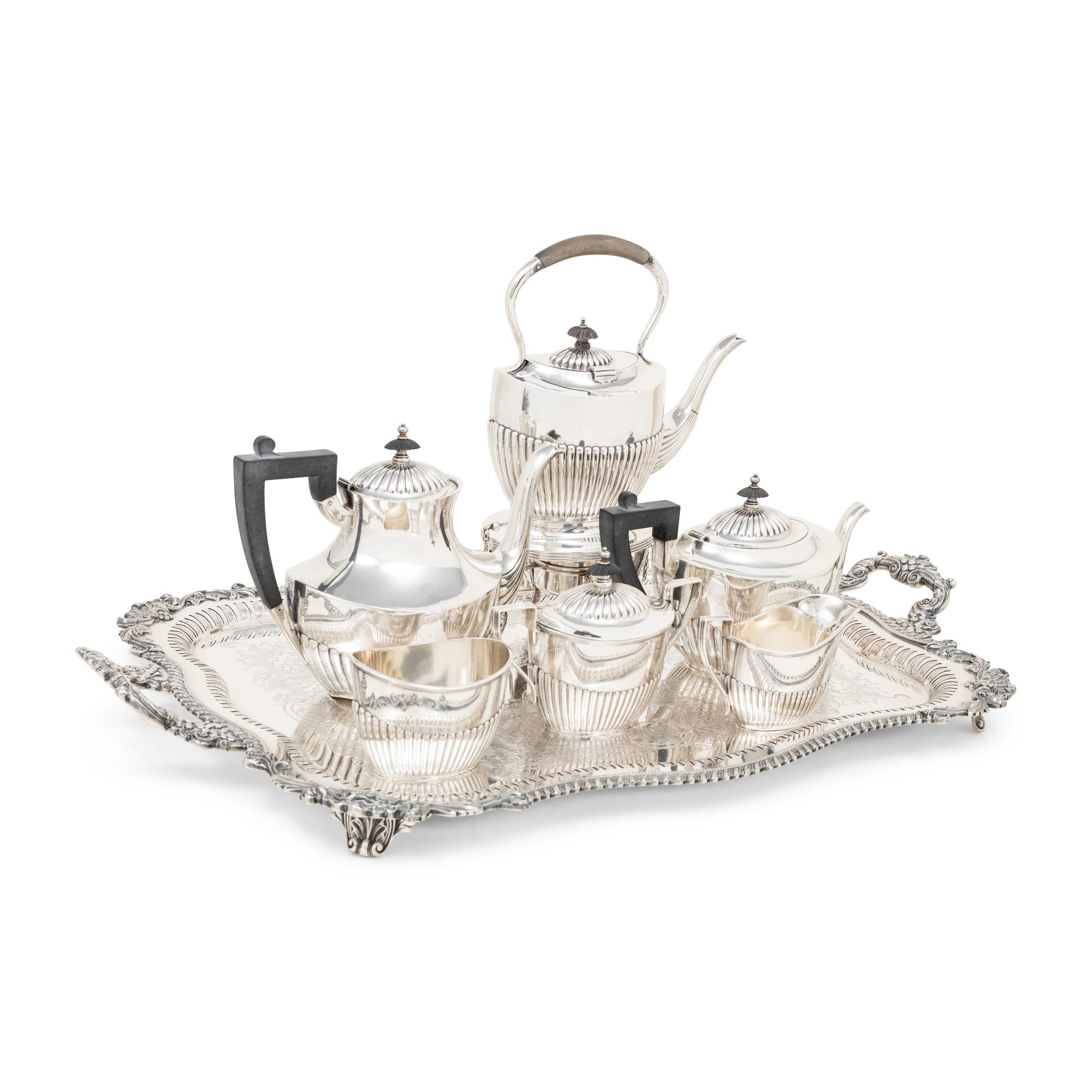 An American Silver Five-Piece Tea and Coffee Service