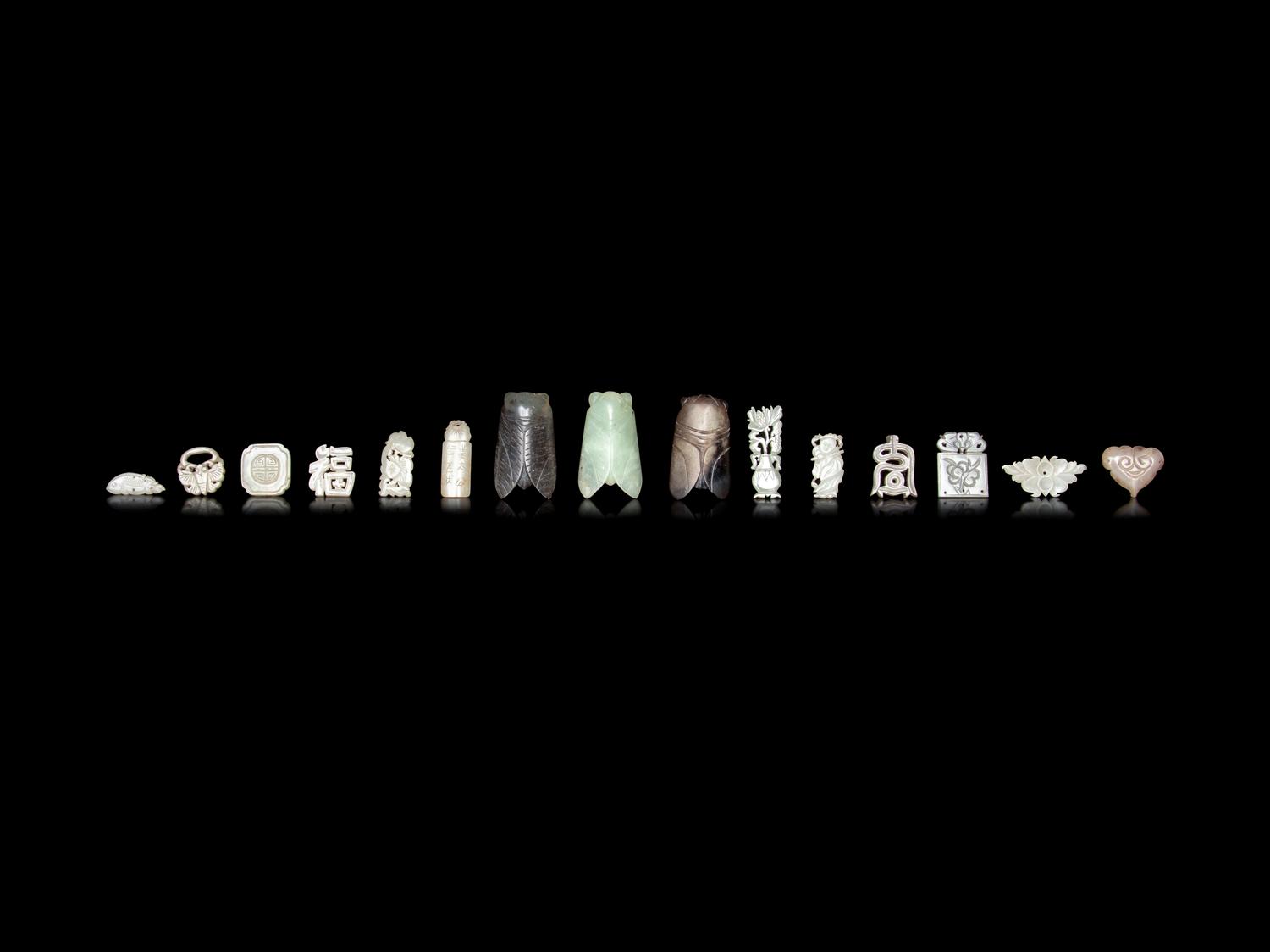 15 Chinese Jade Carvings