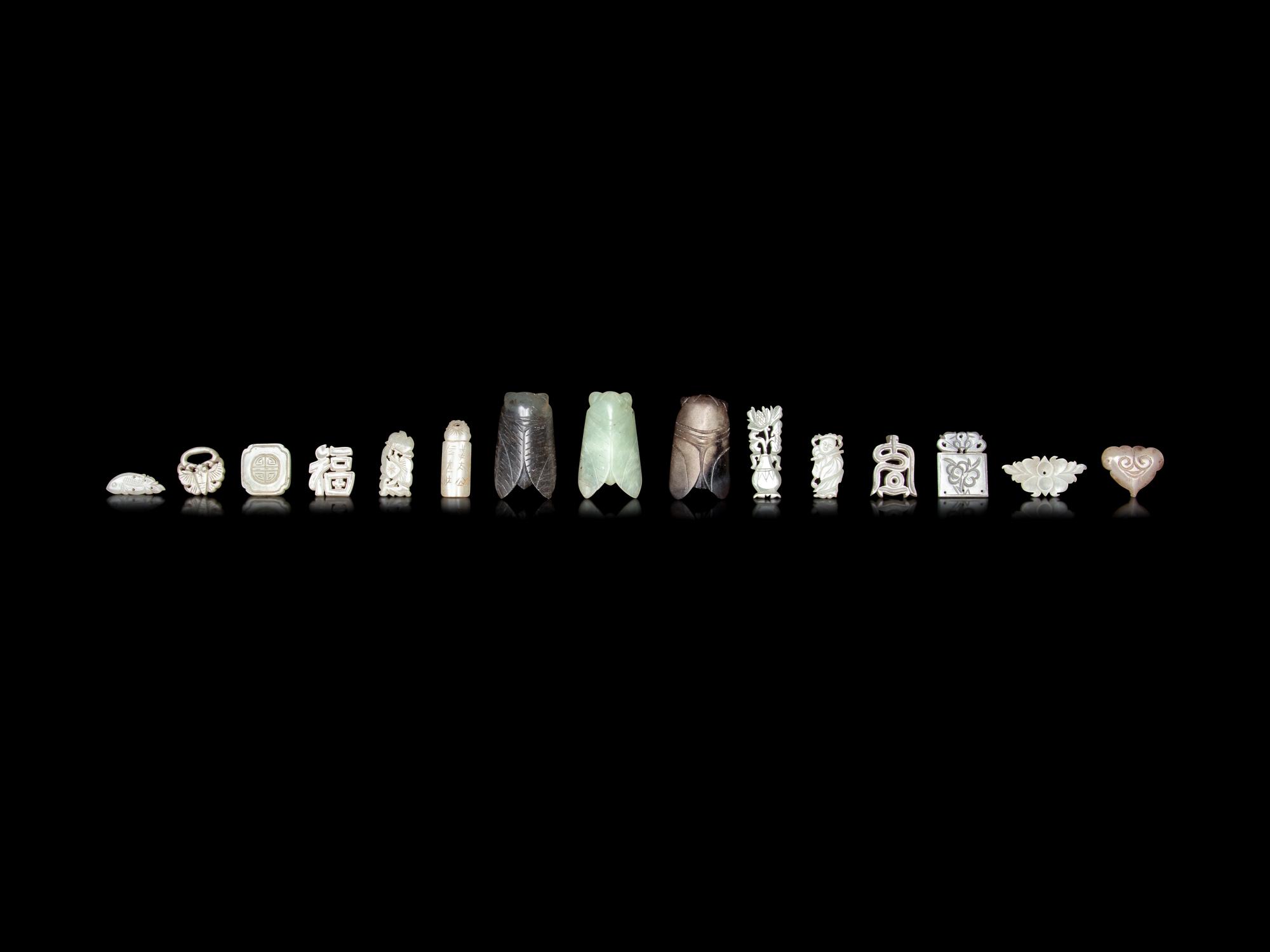 15 Chinese Jade Carvings