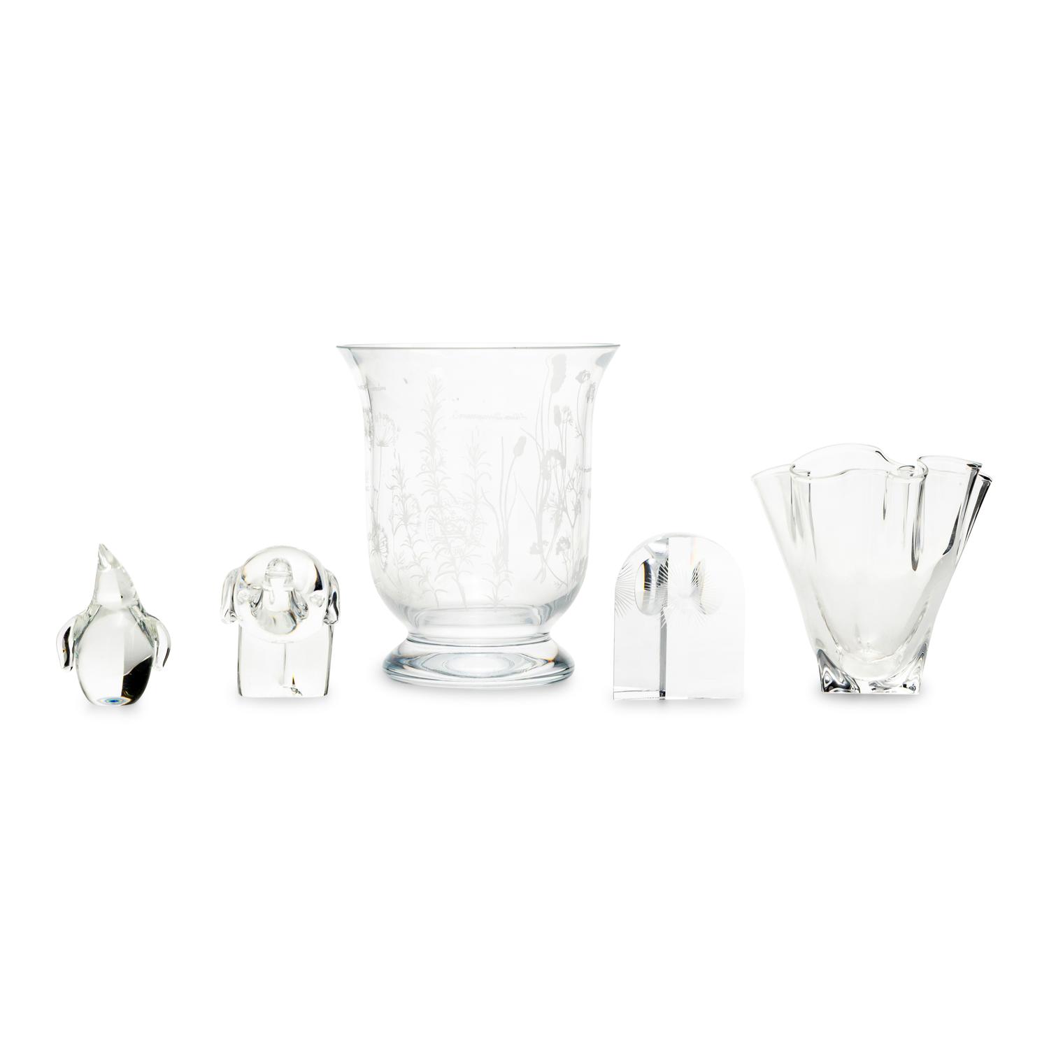 Five Glass Articles