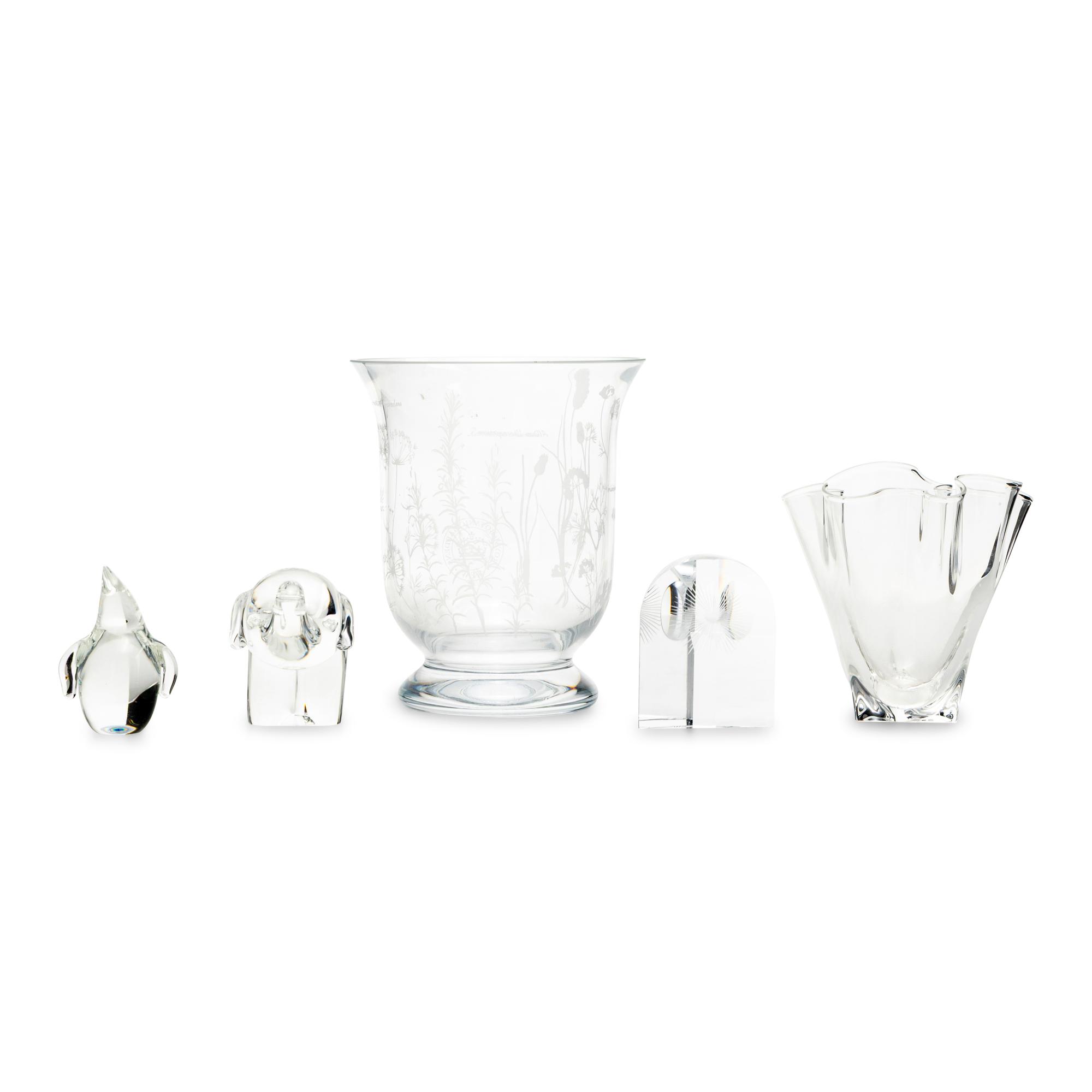 Five Glass Articles