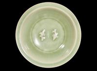 A Chinese Longquan celadon "Double Fish" dish, Southern Song to Yuan dynasty 龍泉窯雙魚盤 南宋至元
