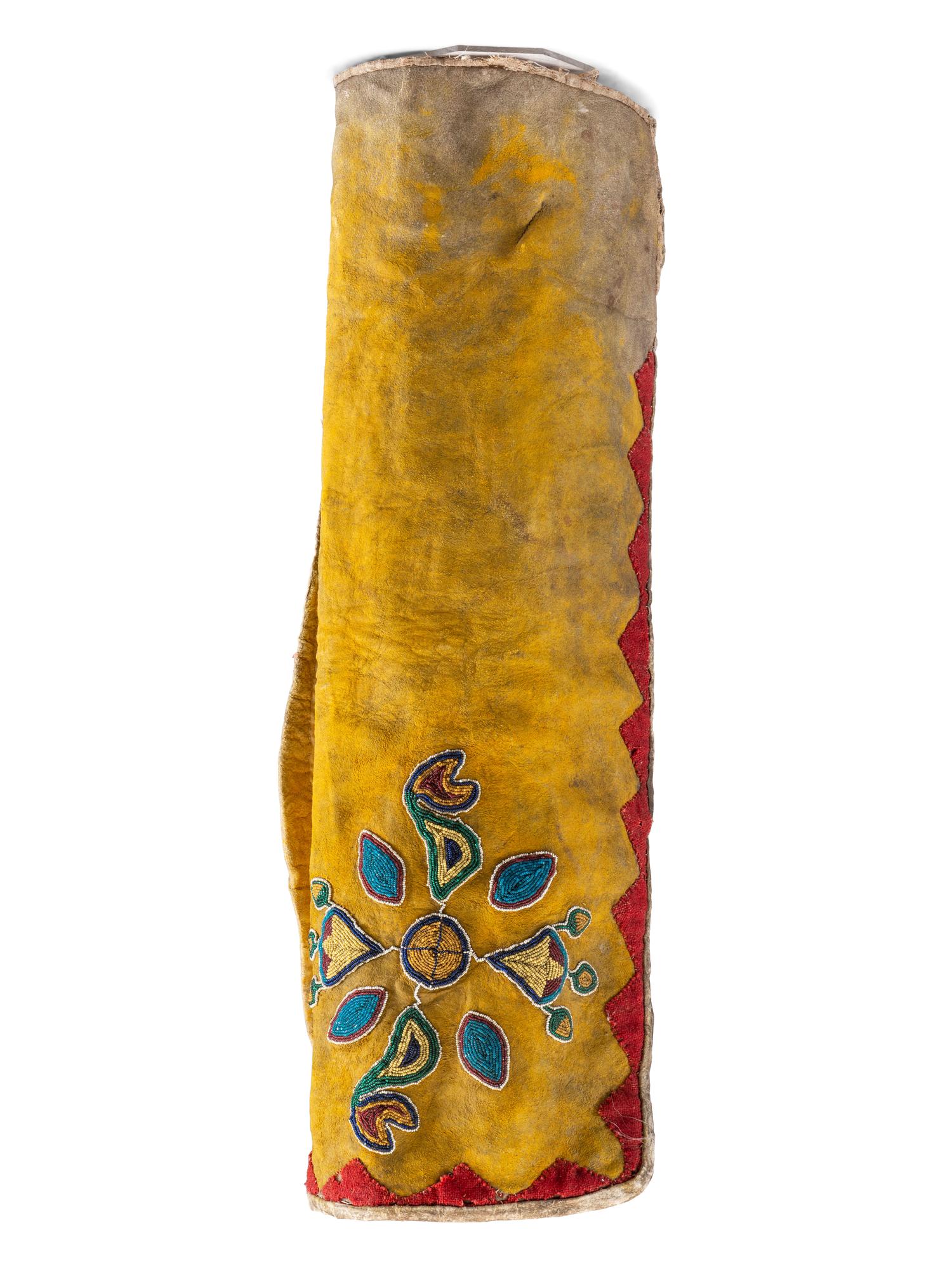 Apsáalooke [Crow] Beaded Hide Legging, Single