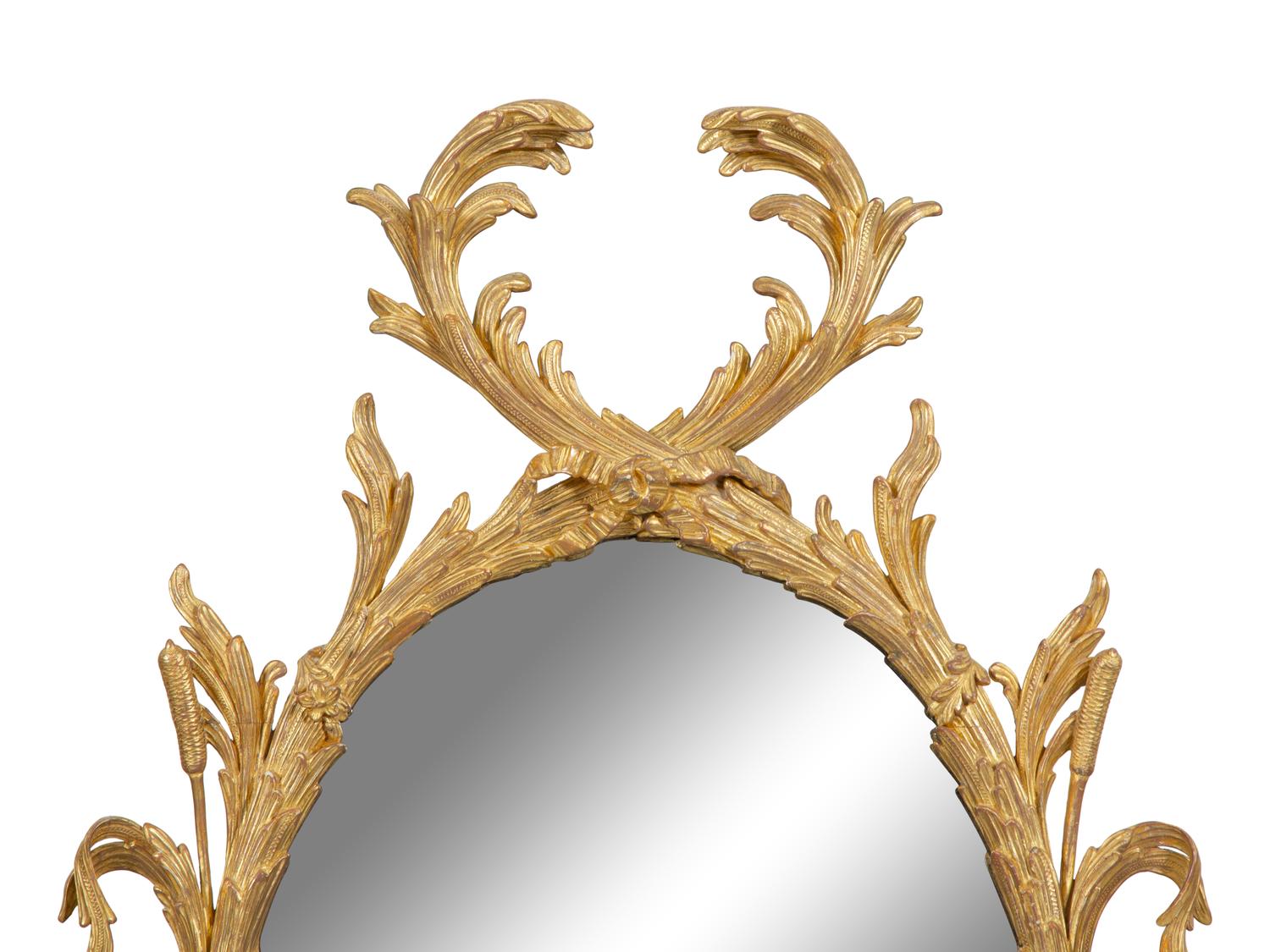 A Pair of George III Giltwood Mirrors