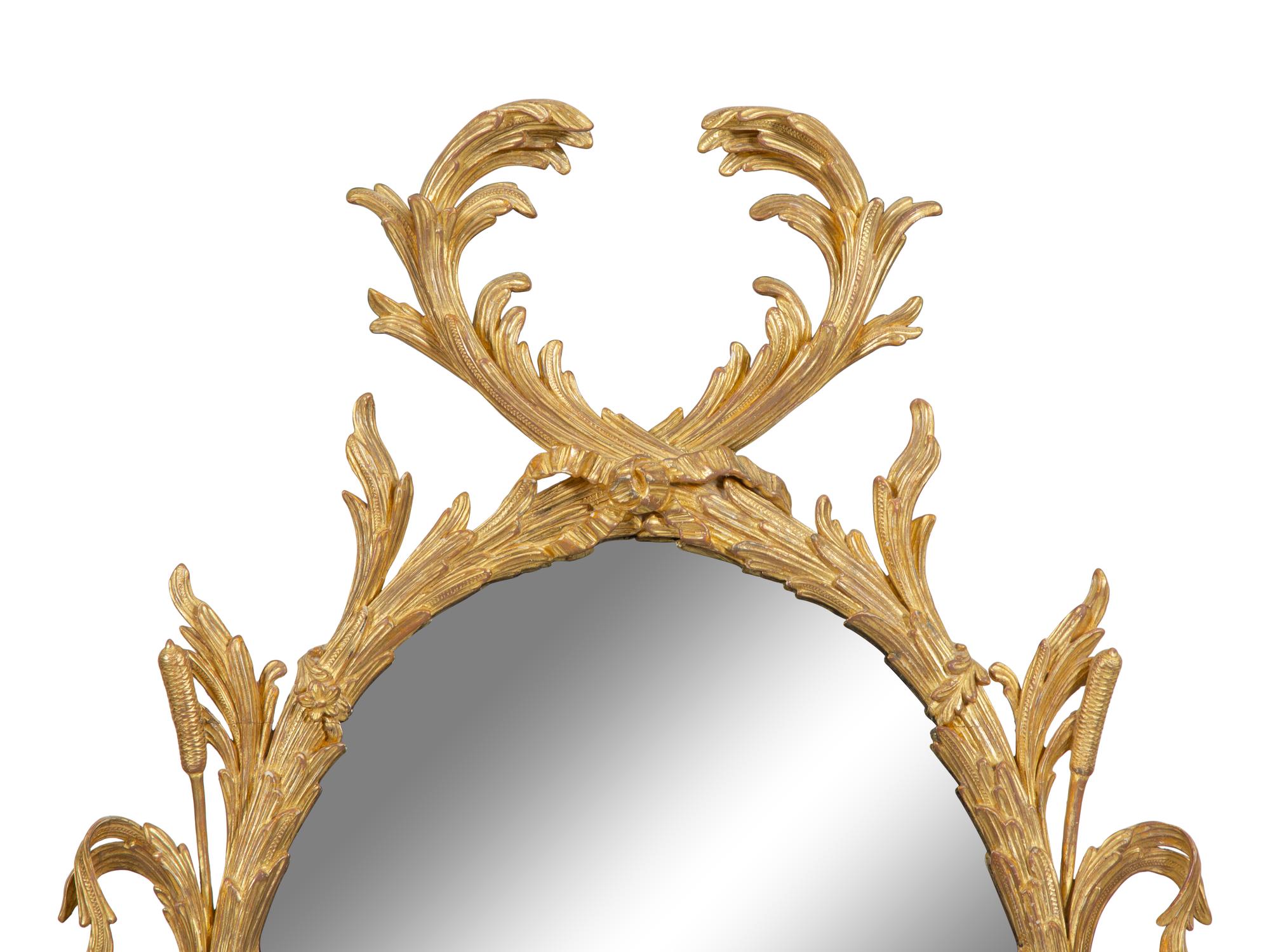 A Pair of George III Giltwood Mirrors