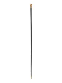 [TRANSPORTATION - RAILROAD]. Rhode Island Locomotive Works presentation walking stick with 18K gold knob.