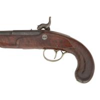 Percussion Coat Pistol by J Hapgood of Massachusetts