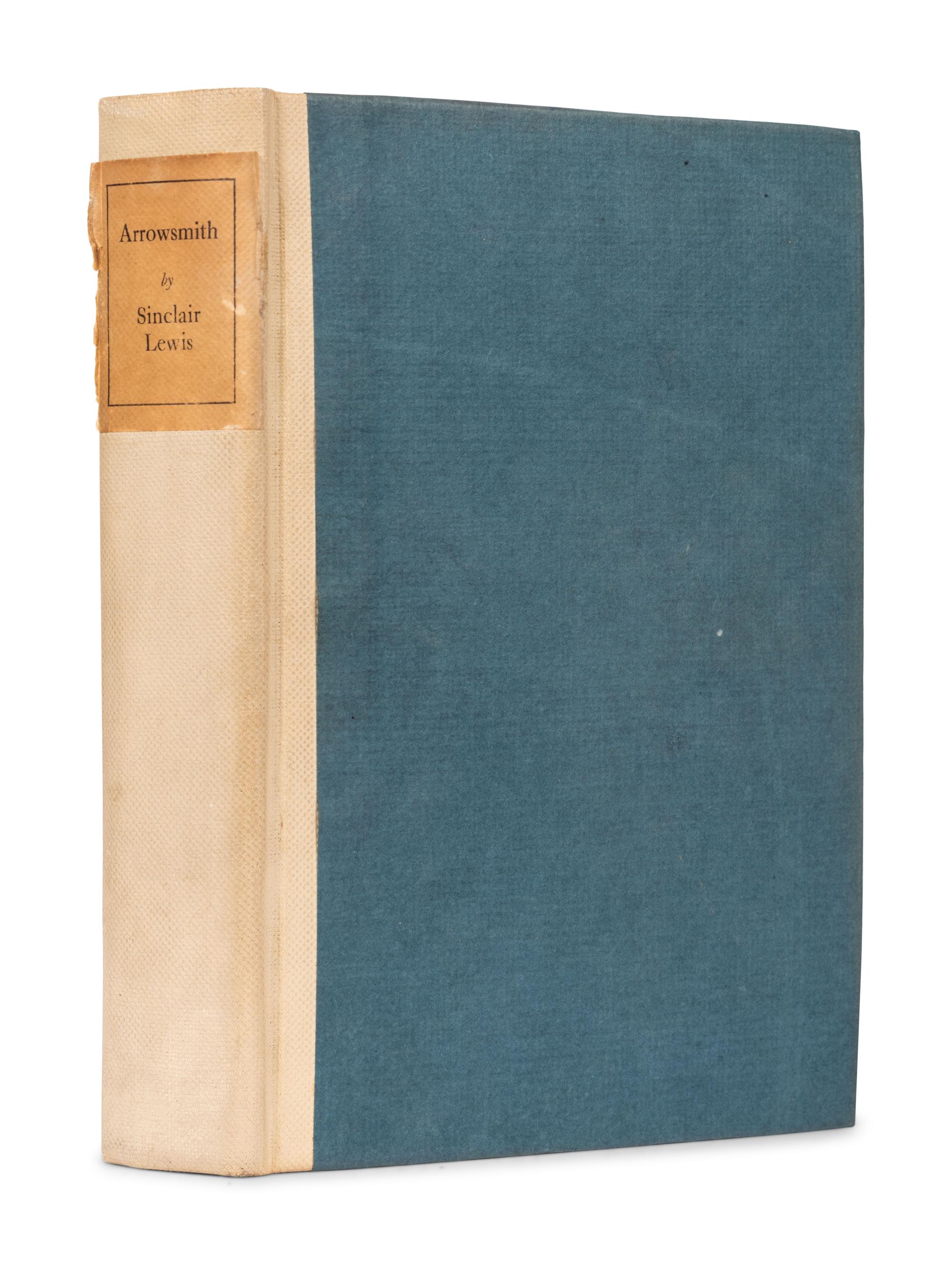 LEWIS, Sinclair (1885-1951). Arrowsmith . New York: Harcourt, Brace and Company, 1925.
