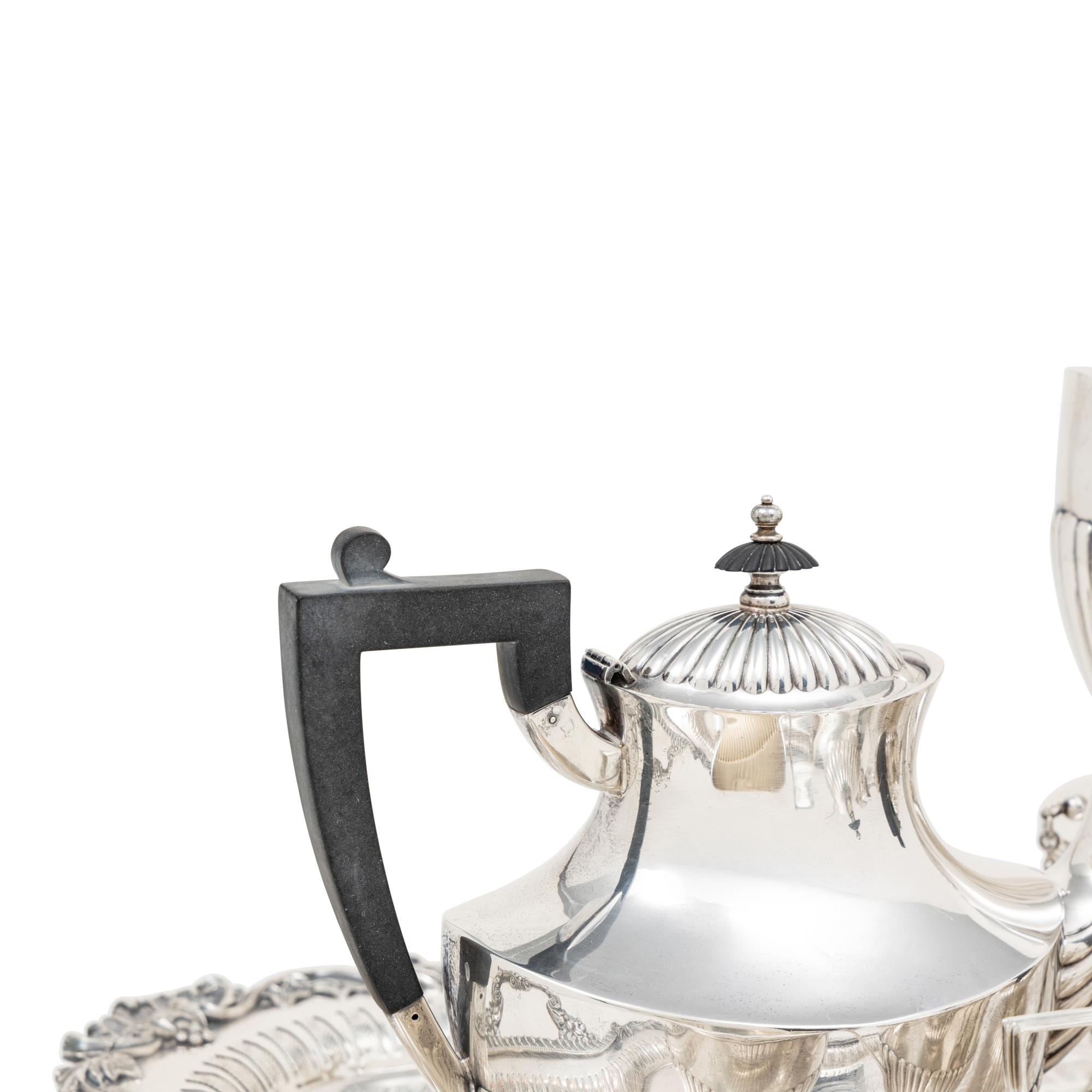 An American Silver Five-Piece Tea and Coffee Service