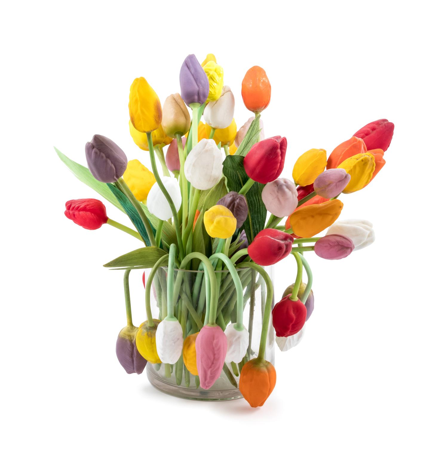 A Collection of Glass Tulips