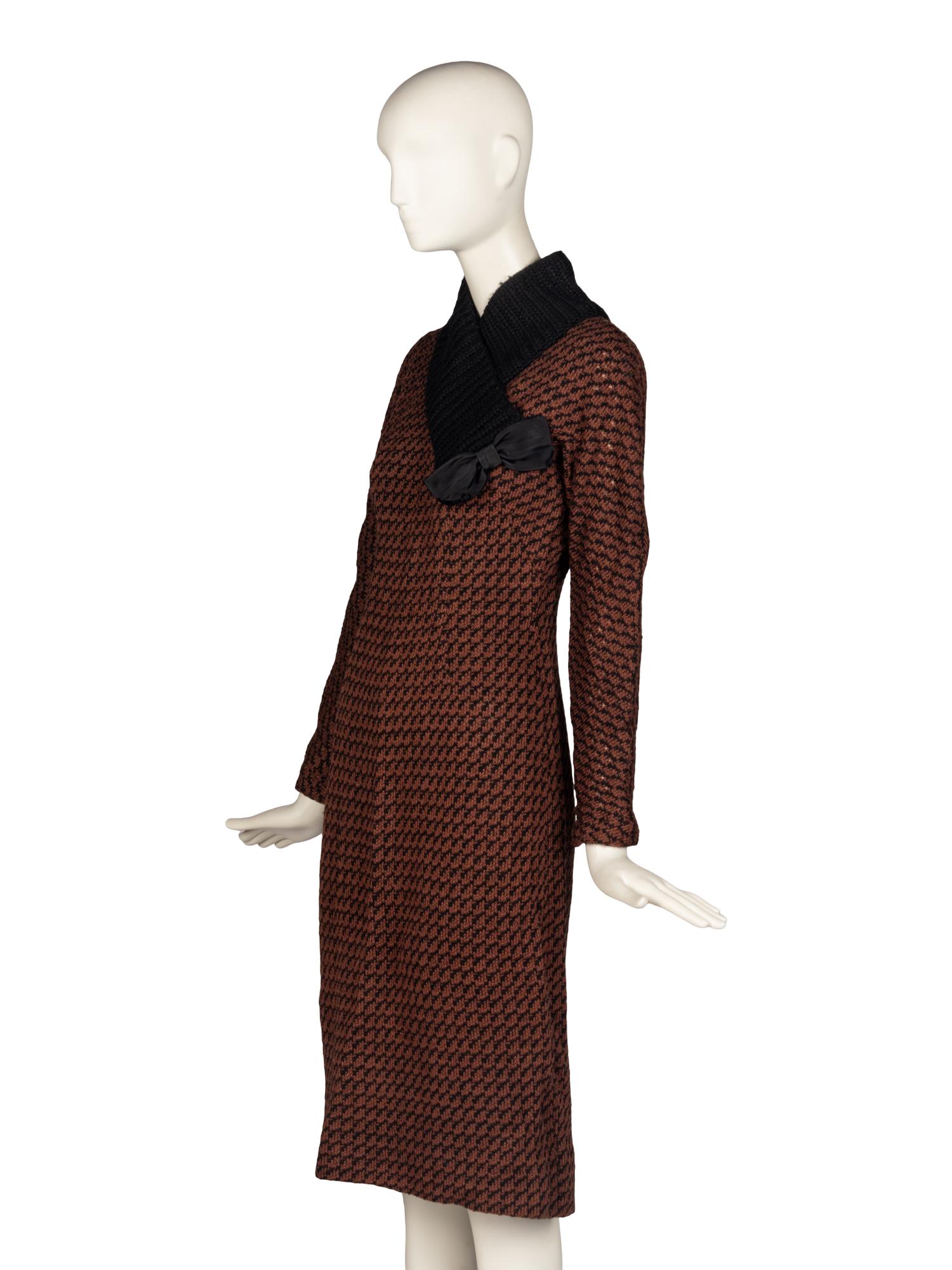 Oleg Cassini Knit Dress c.1960's