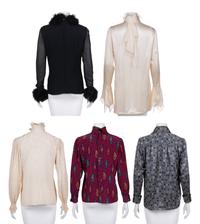 Six Designer Tops, 1980-90s