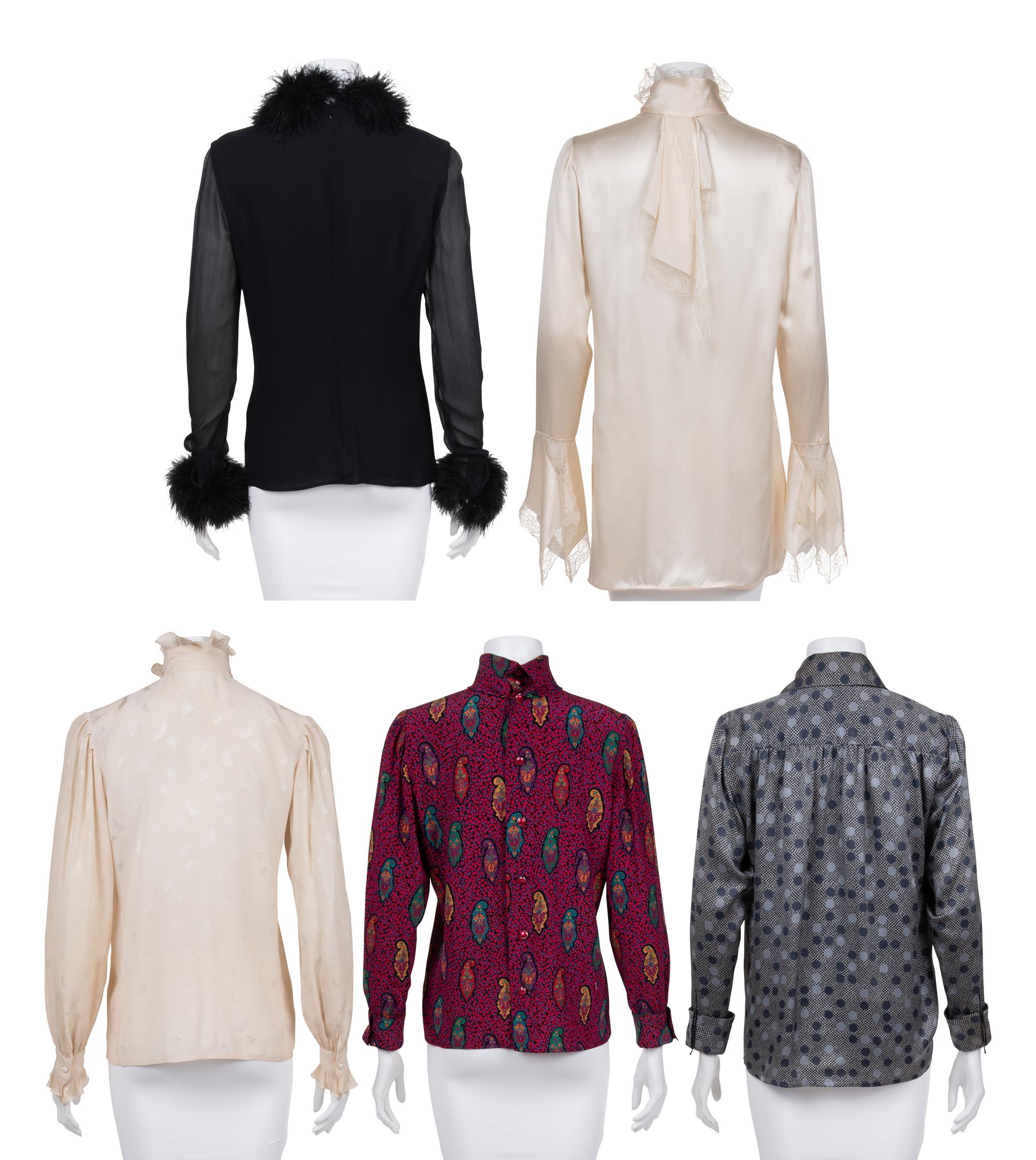 Six Designer Tops, 1980-90s