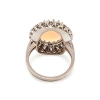 OPAL AND DIAMOND RING