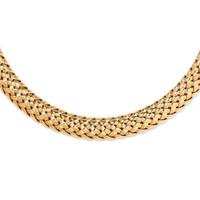 TIFFANY & CO., YELLOW GOLD 'VANNERIE' SET