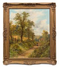 Louis Edgar, (20th Century), Cottage and Path