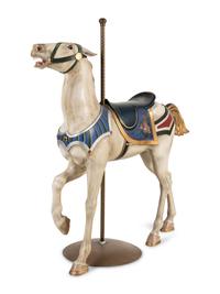 A Painted Composition Carousel Horse