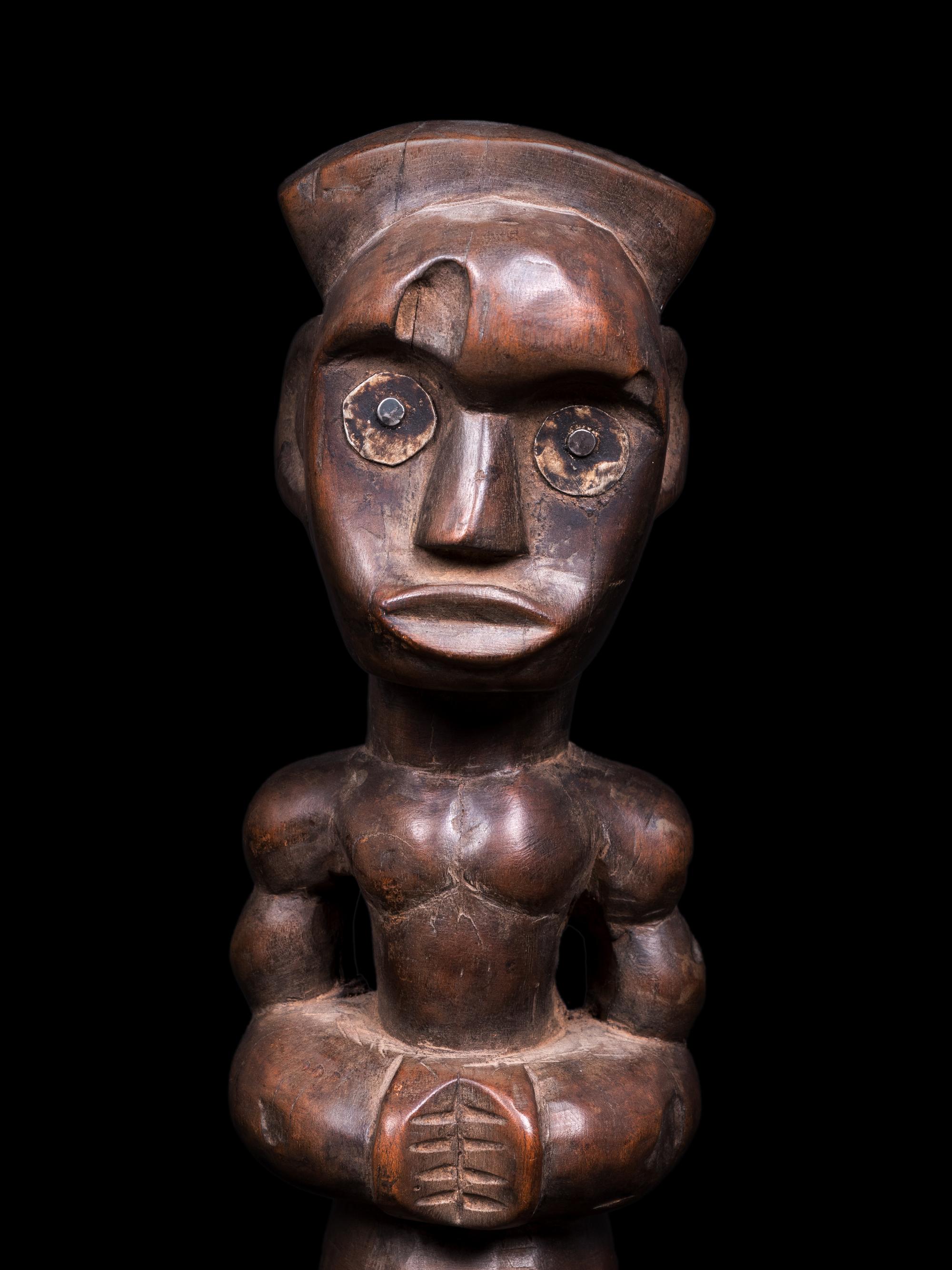 Two Fang Wood Figures