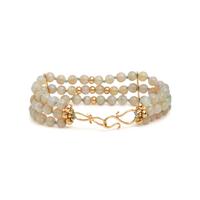 Opal and Yellow Gold Brooch and Bracelet