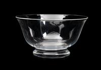 A Steuben Footed Bowl Diameter 8 inches.