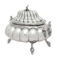 A Peruvian Silvered-Metal Tureen
