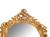 A Pair of Louis XV Style Giltwood Mirrors
