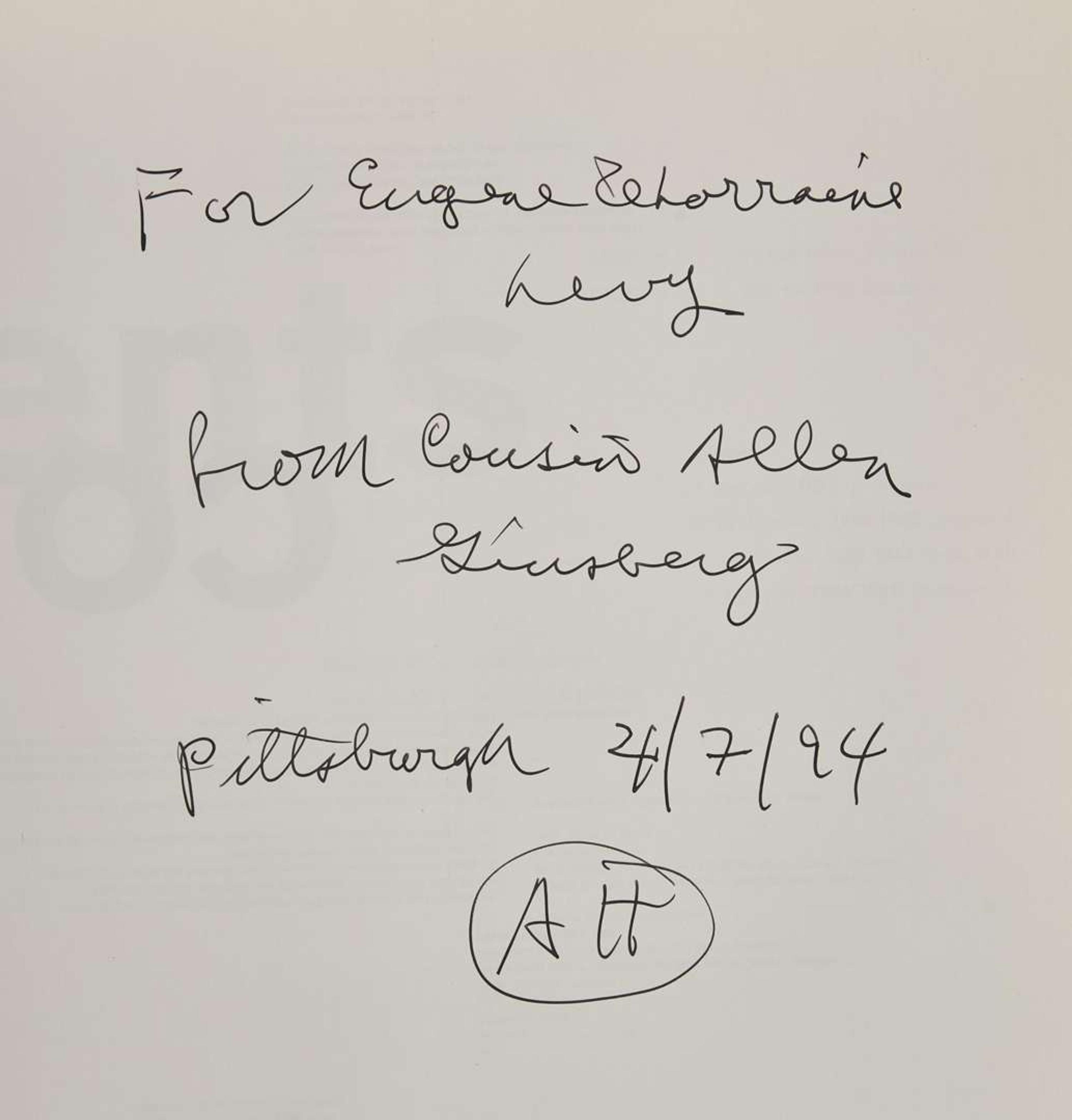[Literature] [Ginsberg, Allen]: Archive of Books and Other Ephemera